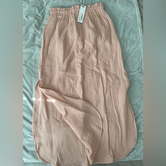 NWT BB Dakota by Steve Madden See You Later Gauze Skirt - Pale Pink - Size Small - Picture 9 of 11